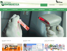 Tablet Screenshot of futuradiagnostica.it